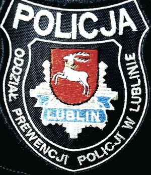 naszywka Oddziału Prewencji Policji w Lublinie