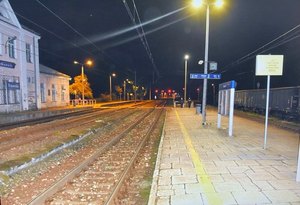 Stacja kolejowa w Trawnikach