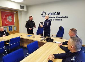 podpisanie porozumienia pomiędzy komendantem Policji w Lublinie i Zarządu na Ukrainie