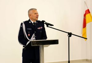 Komendant Wojewódzki Policji w Lublinie przemawia