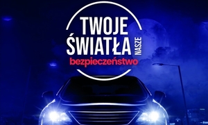 fragment plakatu ogólnopolskiej kampanii pn. „Twoje światła – Nasze bezpieczeństwo”, wersja dostępna cyfrowo w załączniku
