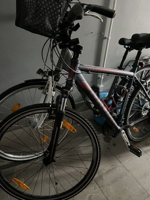 dwa rowery pod ścianą