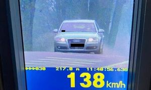 zdjęcie z wideorejestratora o przekroczeniu prędkości