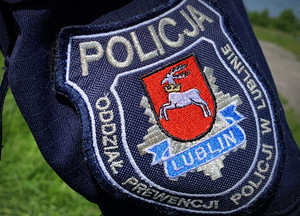 naszywka Oddziału Prewencji Policji w Lublinie