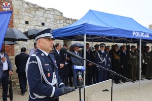 przemowa Komendanta Wojewódzkiego Policji w Lublinie