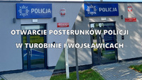 Zdjęcie Posterunków Policji w Turobinie i Wojsławicach.