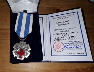 medal bialskiego policjanta