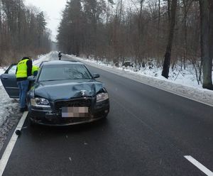 Audi uczestniczące w wypadku