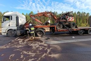 uszkodzona ciężarówka