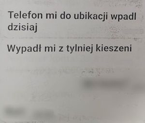 zdjęcie z rozmowy przez sms