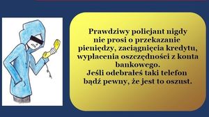 ulotka prewencyjna w sprawie oszustw