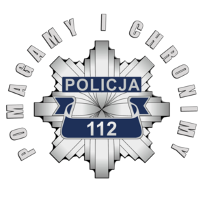 logo policji z napisem pomagamy i chronimy