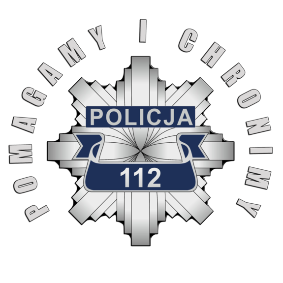 logo policji z napisem pomagamy i chronimy