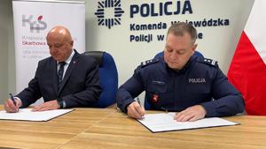 Podpisane porozumienie o współpracy pomiędzy Komendantem Wojewódzkim Policji w Lublinie i Dyrektorem Izby Administracji Skarbowej w Lublinie