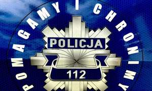 logo policji z napisem pomagamy i chronimy