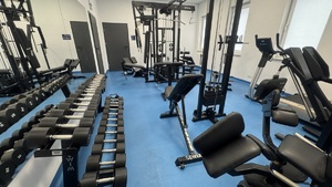 Siłownia dla funkcjonariuszy oraz pracowników cywilnych.