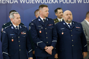 Zastępcy Komendanta Wojewódzkiego Policji w Lublinie.