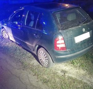 samochód osobowy marki Skoda, koloru zielonego