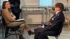 wywiad telewizyjny w izbie pamięci