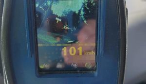 zdjęcie pomiaru prędkości