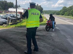 kontrola motocyklisty