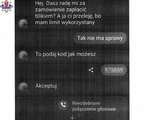 zdjęcie rozmowy na komunikatorze Messenger
