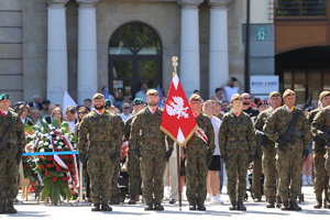 uroczystość święta Wojska Polskiego na placu w Lublinie