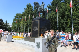 uroczystość święta Wojska Polskiego na placu w Lublinie
