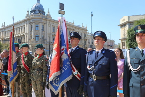 uroczystość święta Wojska Polskiego na placu w Lublinie
