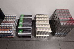 Zabezpieczone paczki z papierosami bez akcyzy