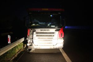 uszkodzony samochód ciężarowy