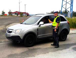 policyjna kontrola stanu trzeźwości kierującego