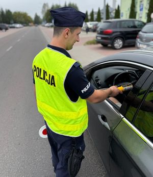 policyjna kontrola stanu trzeźwości kierującego