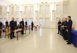 zakończenie konkursu i przemowa komendanta