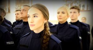 nowoprzyjęci policjanci