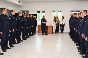 policjanci na szkoleniu