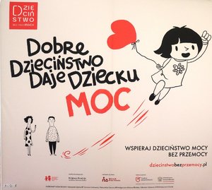 plakat kampanii dzieciństwo bez przemocy