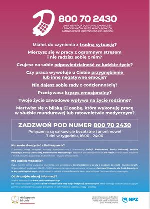 numer telefonu na linie wsparcie