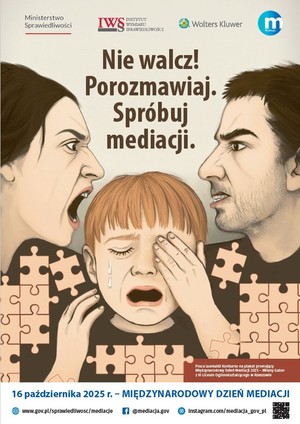 plakat Międzynarodowego Dzień Mediacji