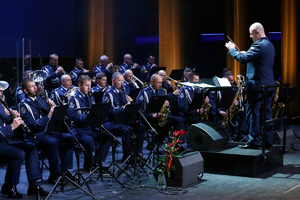 Orkiestra policyjna.