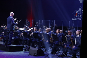 Orkiestra policyjna.