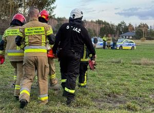 służby podczas akcji poszukiwań 73-letniej zaginionej