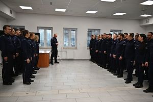 policjanci na kursie aspiranckim