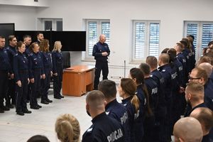 policjanci na kursie aspiranckim