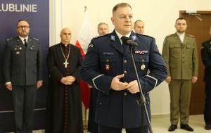 Komendant Wojewódzki Policji insp. Tomasz Gil