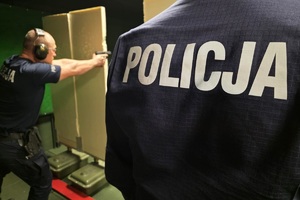 policjanci podczas szkolenia