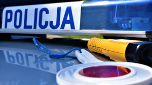 alkomat na dachu radiowozu