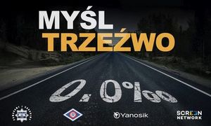 napis myśl trzeźwo