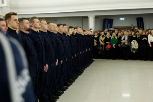 Nowi funkcjonariusze lubelskiej policji.