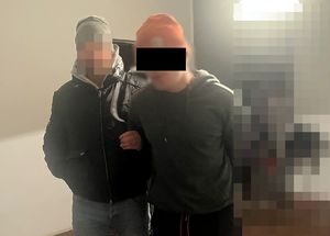 Zatrzymany mężczyzna.